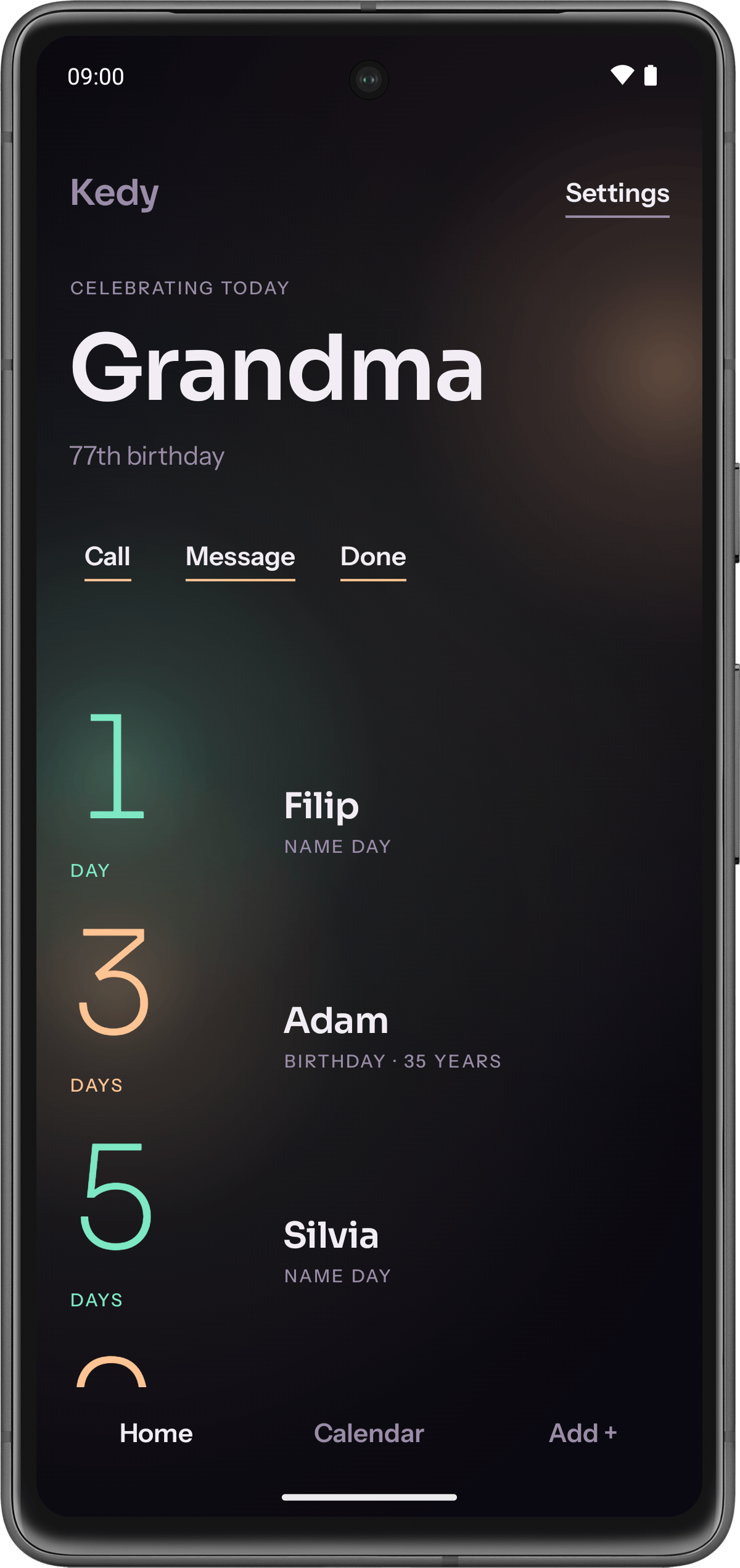 Kedy mockup