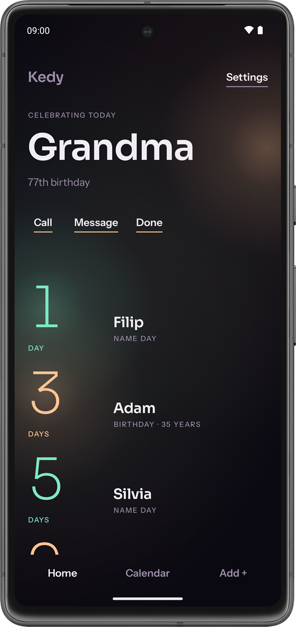 Home: who celebrates next and the countdown list